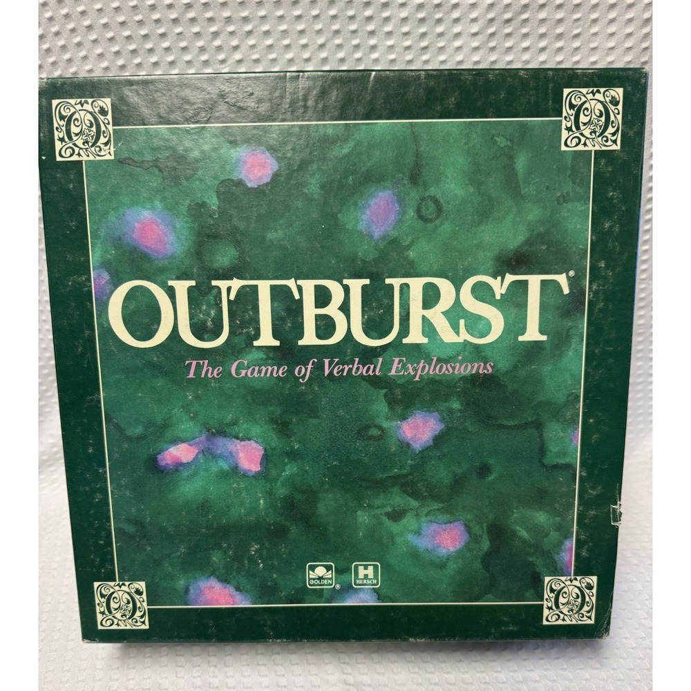 OUTBURST 1988 VINTAGE Board Game In Great Condition Partially Sealed